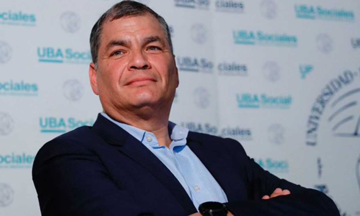 Rafael Correa responde a EU ante prohibición: 'No nos quebrarán'