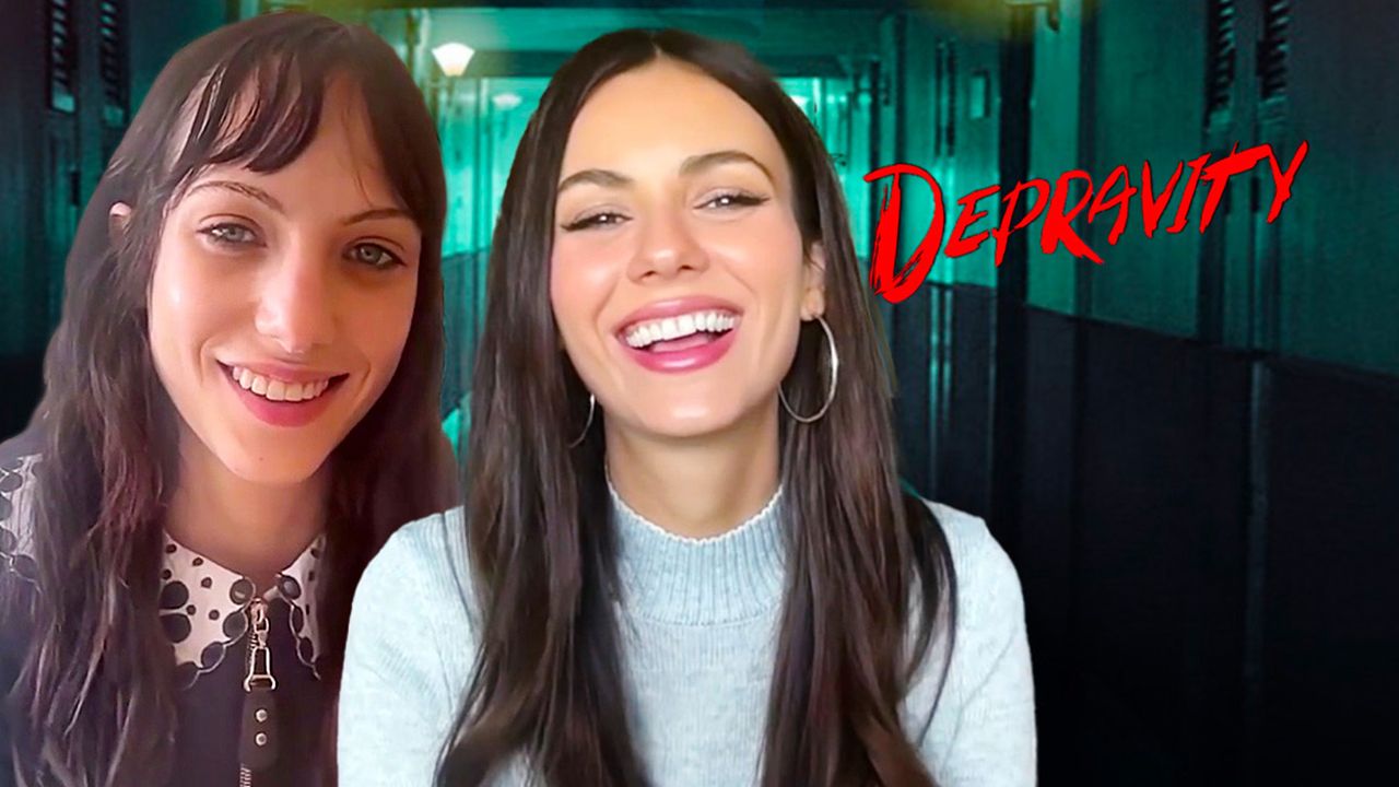 Victoria Justice y Devon Ross de Depravity hablan sobre un thriller impredecible, escenas de lucha y la filmación de la primera escena íntima