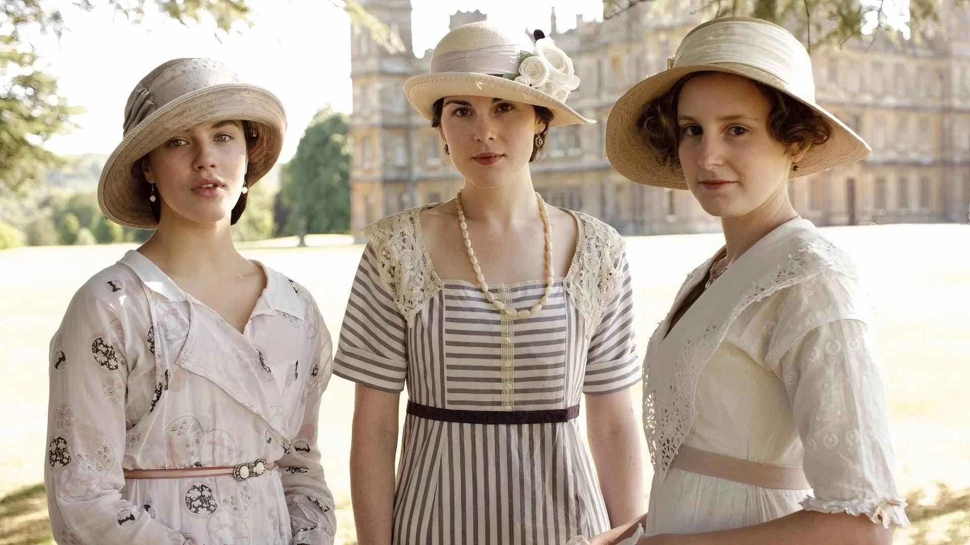 Las hermanas Crawley de Downton Abbey: Mary, Edith y Sybil