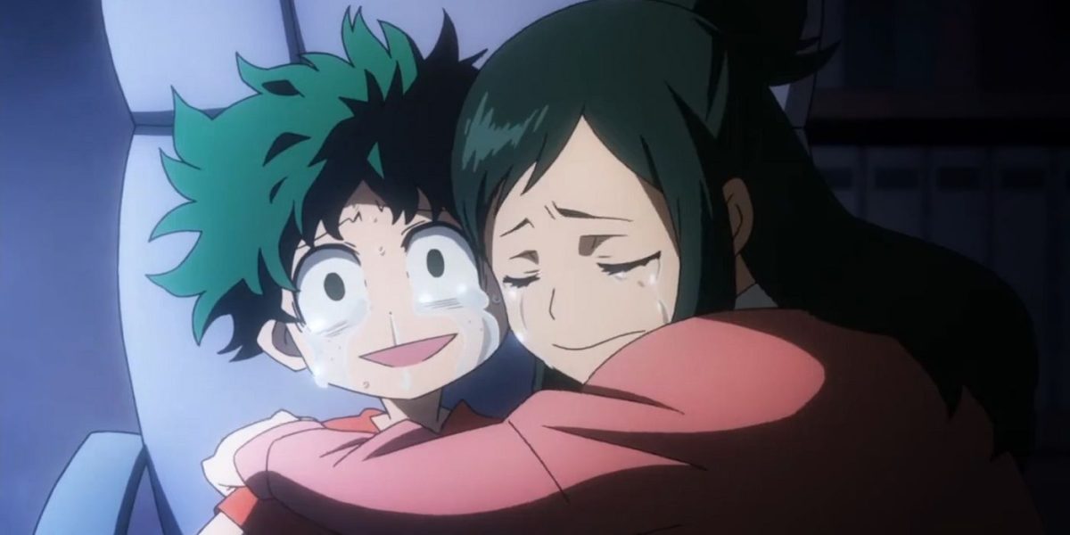 Deku tiene una de las mejores mamás del anime, y un momento de My Hero Academia lo demuestra