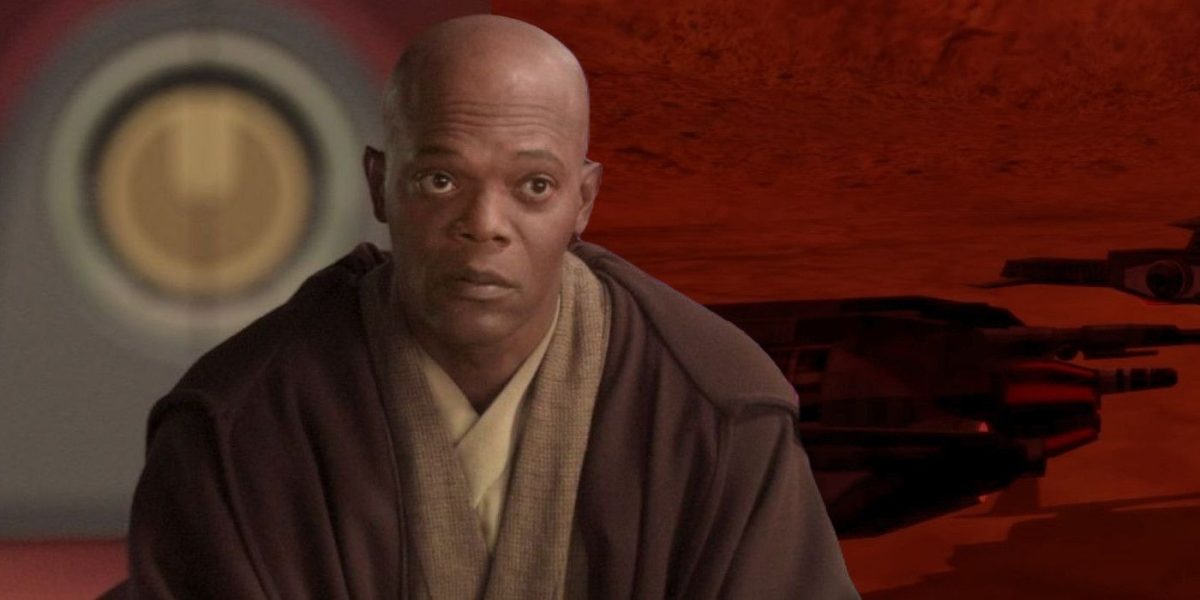 Mace Windu mató a tres acólitos Sith en un ataque invisible de la batalla de los clones