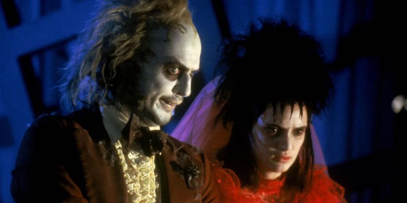 La escena de la boda de Beetlejuice 2 repite un oscuro misterio de la película original de Tim Burton