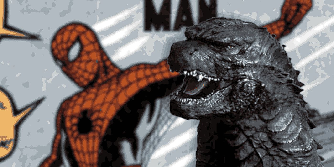 La portada de Godzilla rinde el homenaje perfecto a la primera aparición cómica de Spider-Man