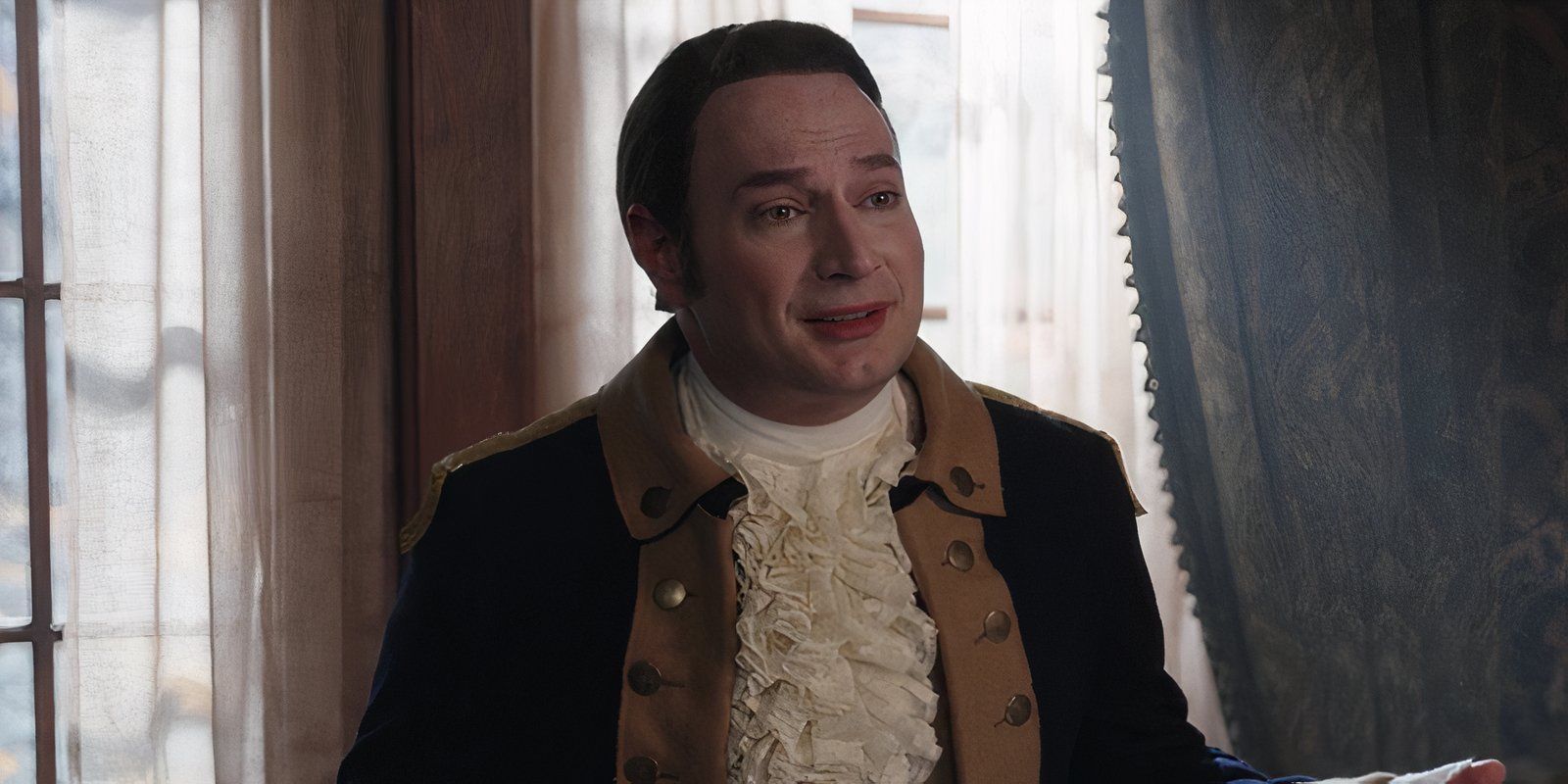 Las imágenes de la cuarta temporada de Ghosts revelan un primer vistazo a la paciencia del espíritu puritano y las consecuencias del secuestro de Isaac