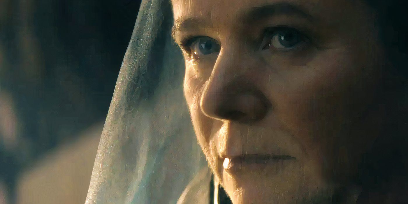 Una Bene Gesserit luciendo severa en Dune:Prophecy
