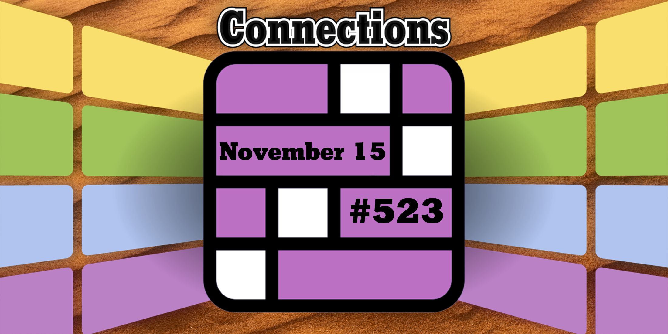 Consejos y respuestas sobre conexiones de hoy para el 15 de noviembre de 2024 (rompecabezas n.° 523)