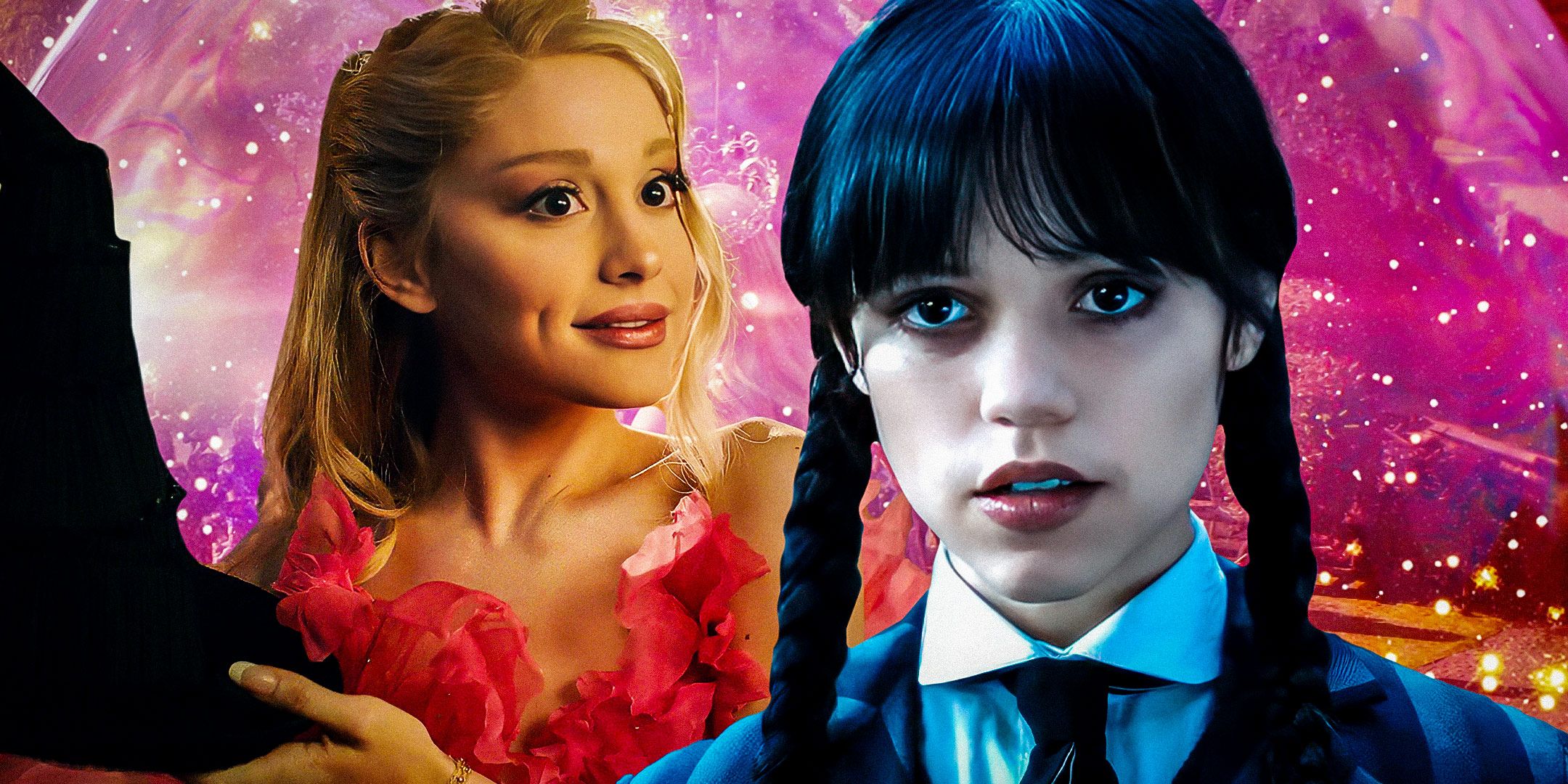 El disfraz de miércoles Addams de Jenna Ortega tiene una conexión inesperada con Glinda de Wicked