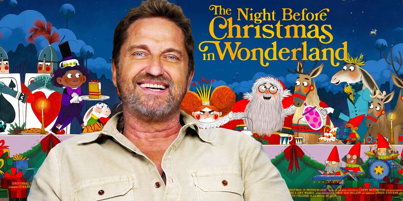 Gerard Butler habla sobre regresar a los musicales e interpretar a Santa en la noche antes de Navidad en el país de las maravillas