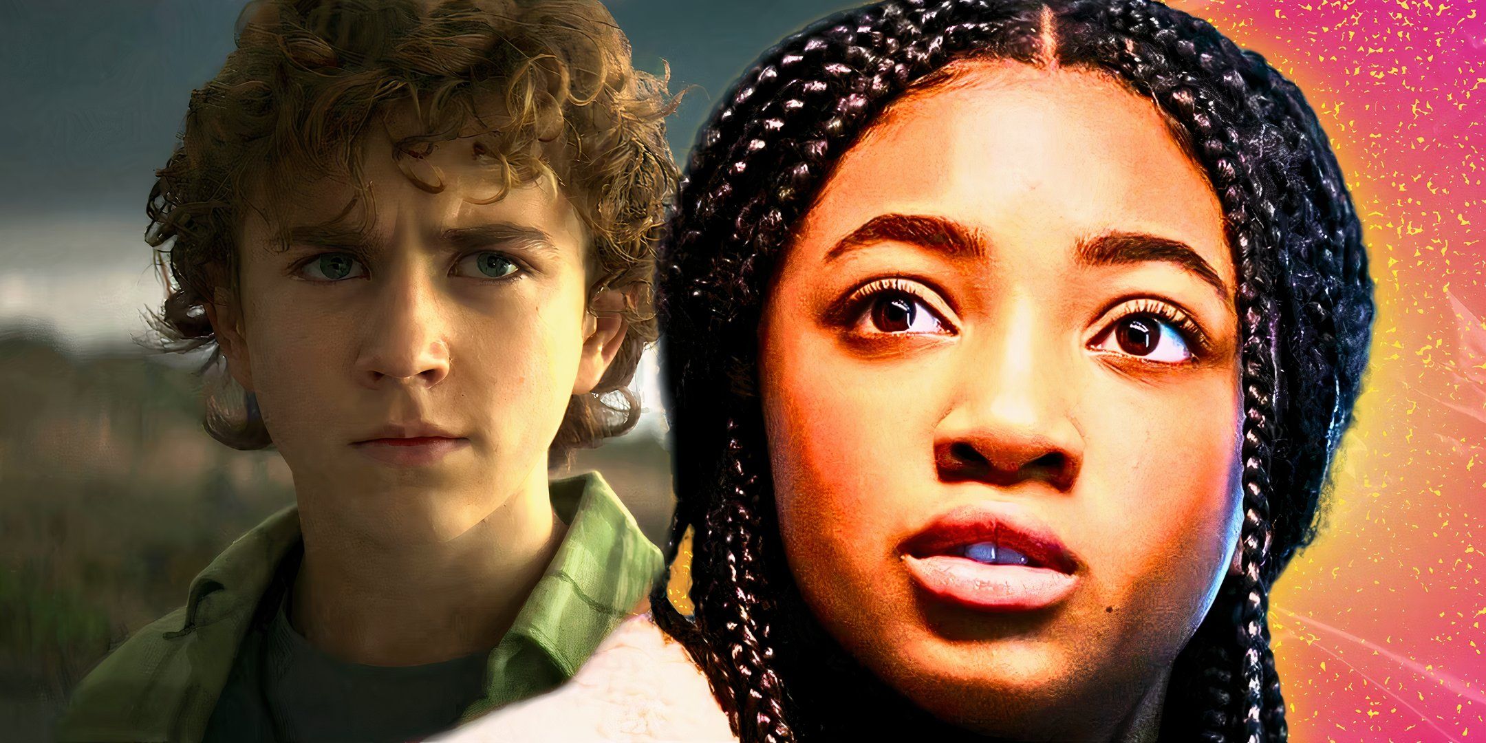 El video del set de la temporada 2 de Percy Jackson muestra el primer vistazo al taxi de Tyson y las hermanas Gray