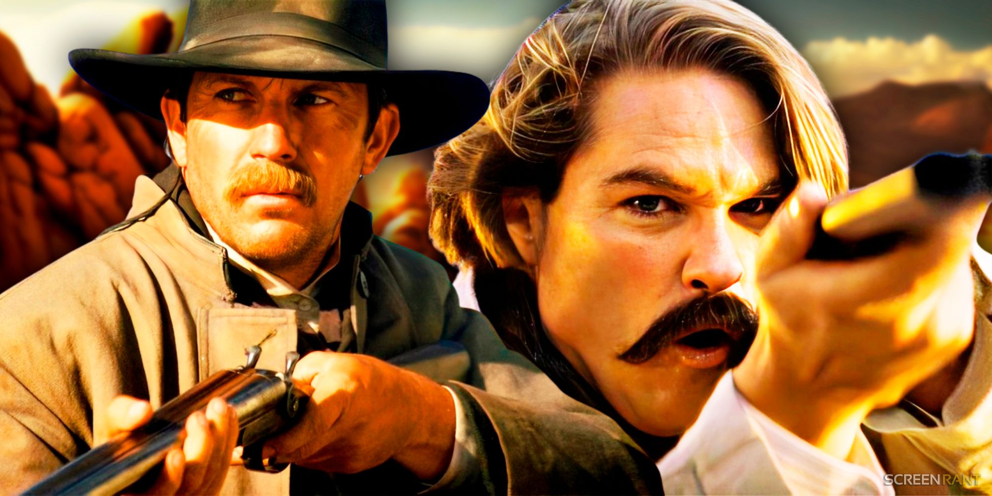 La escena de Wyatt Earp que Kevin Costner hizo mejor que el personaje de Tombstone de Kurt Russell