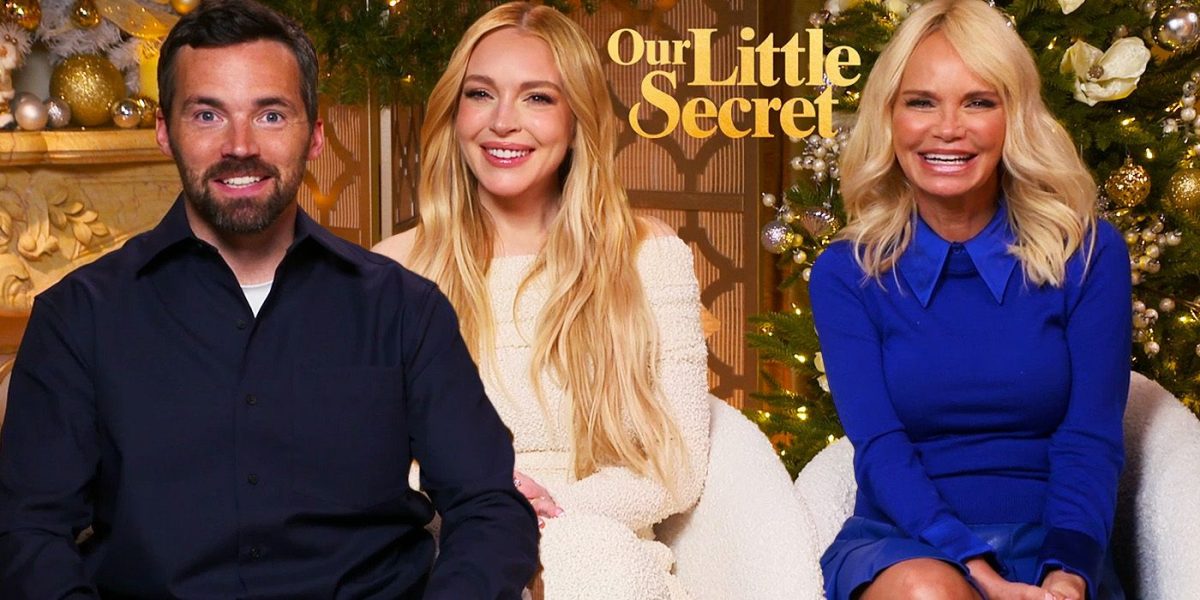 Lindsay Lohan, Ian Harding y Kristin Chenoweth sobre la complicada historia de nuestro pequeño secreto y las travesuras familiares navideñas