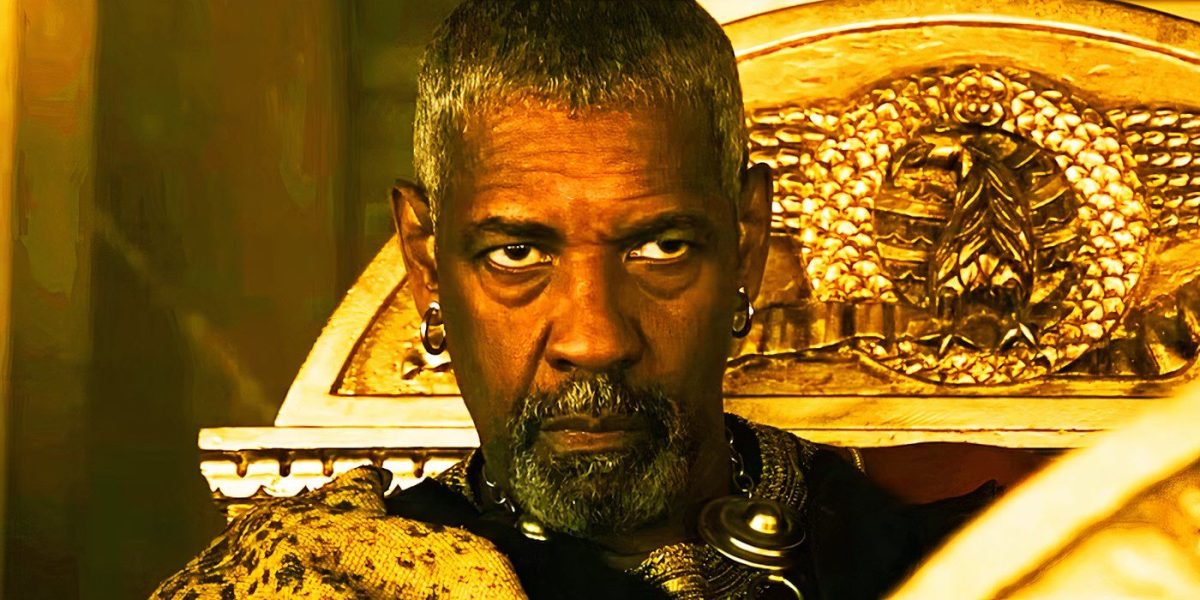 Denzel Washington de Gladiator 2 reflexiona sobre la inexactitud histórica de su personaje: "Macrinus no era negro"