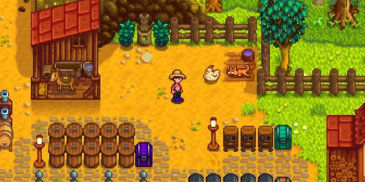 Hay un truco que toda granja de Stardew Valley debería utilizar para ahorrar espacio y mantener felices a los animales