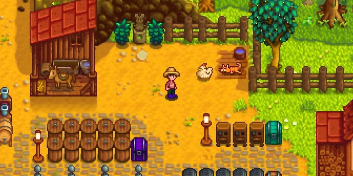 Hay un truco que toda granja de Stardew Valley debería utilizar para ahorrar espacio y mantener felices a los animales