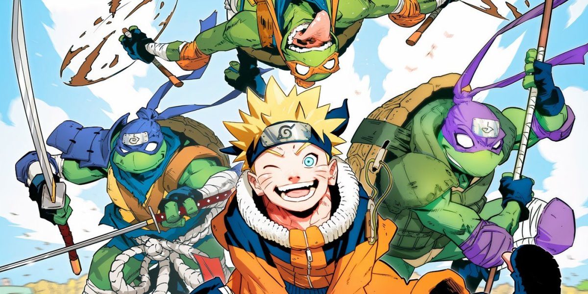 Se lanza el crossover Naruto x TMNT, que revela el lugar del cómic en el anime Canon