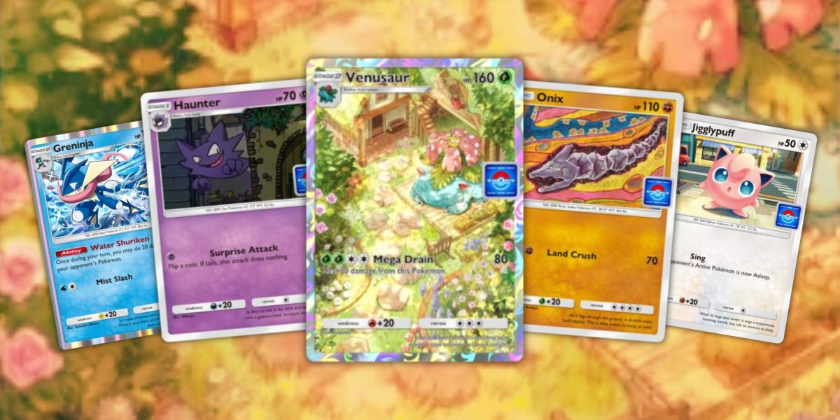 Pokémon TCG Pocket: todas las cartas disponibles en el evento de entrega de Venusaur