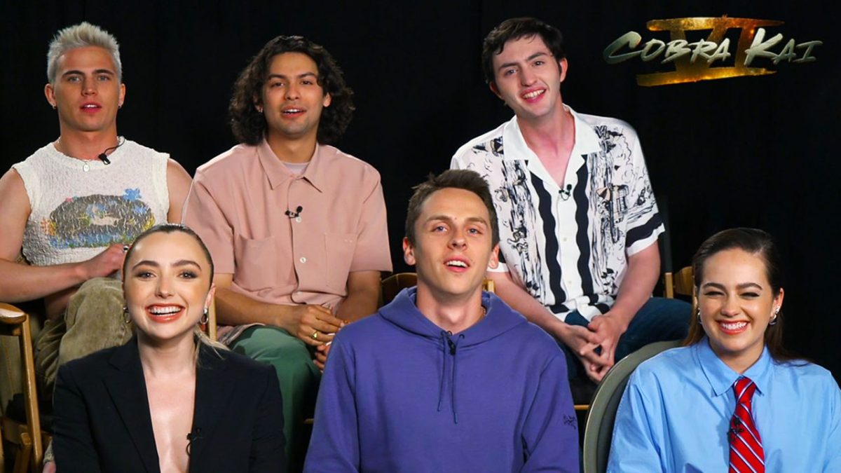 Entrevista de la temporada 6 de Cobra Kai, parte 2: Miyagi-Do Stars y Peyton List se burlan de Sekai Taikai y la agitación emocional