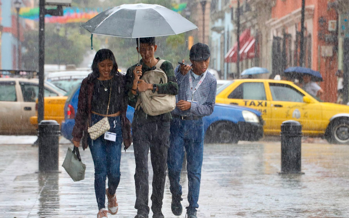 Preven lluvias fuertes en centro, sur y sureste de México este 2 de noviembre