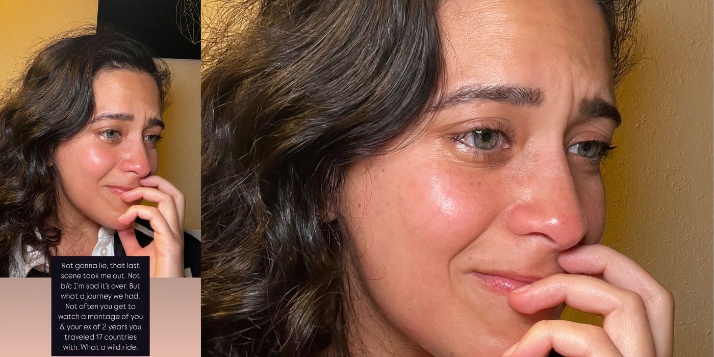 El prometido de 90 días, Statler Riley, llorando en la historia de Instagram