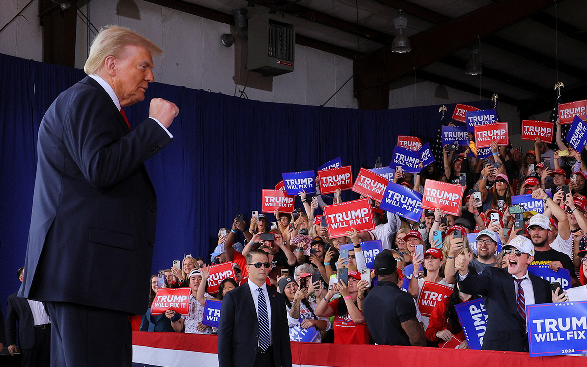 Trump: 'Harris habla sobre unidad y luego me llama Hitler'