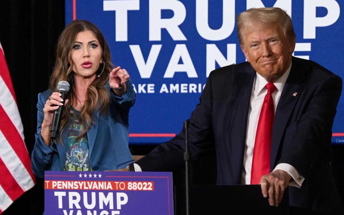 Trump elige a Kristi Noem para dirigir el Departamento de Seguridad Nacional
