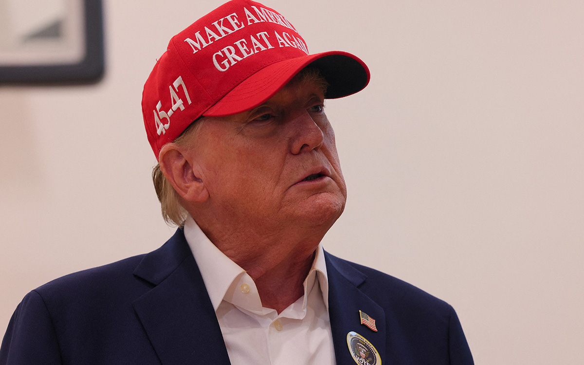 Trump ya votó y asegura que 'será una gran victoria'