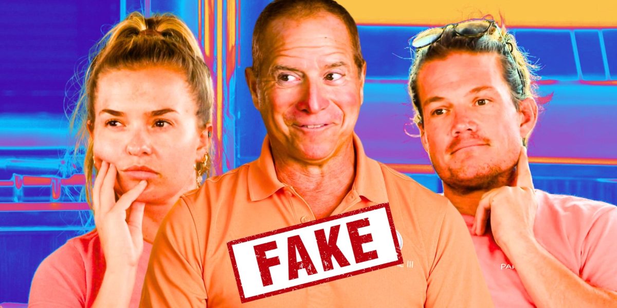 Yate de vela bajo cubierta: Gary King y Daisy Kelliher están peleando (¿es esto una interferencia del productor?)