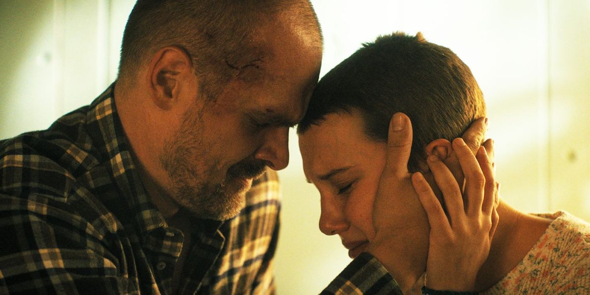 Temporada 5 de Stranger Things: Mike y Hopper comparten un momento cargado de emociones en fotos iluminadoras del set