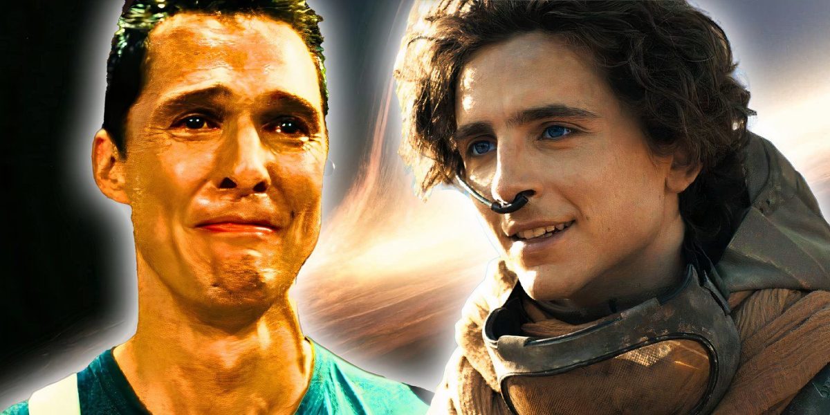 Matthew McConaughey y Timothée Chalamet tienen una reunión interestelar 10 años después: "My Movie Dad"
