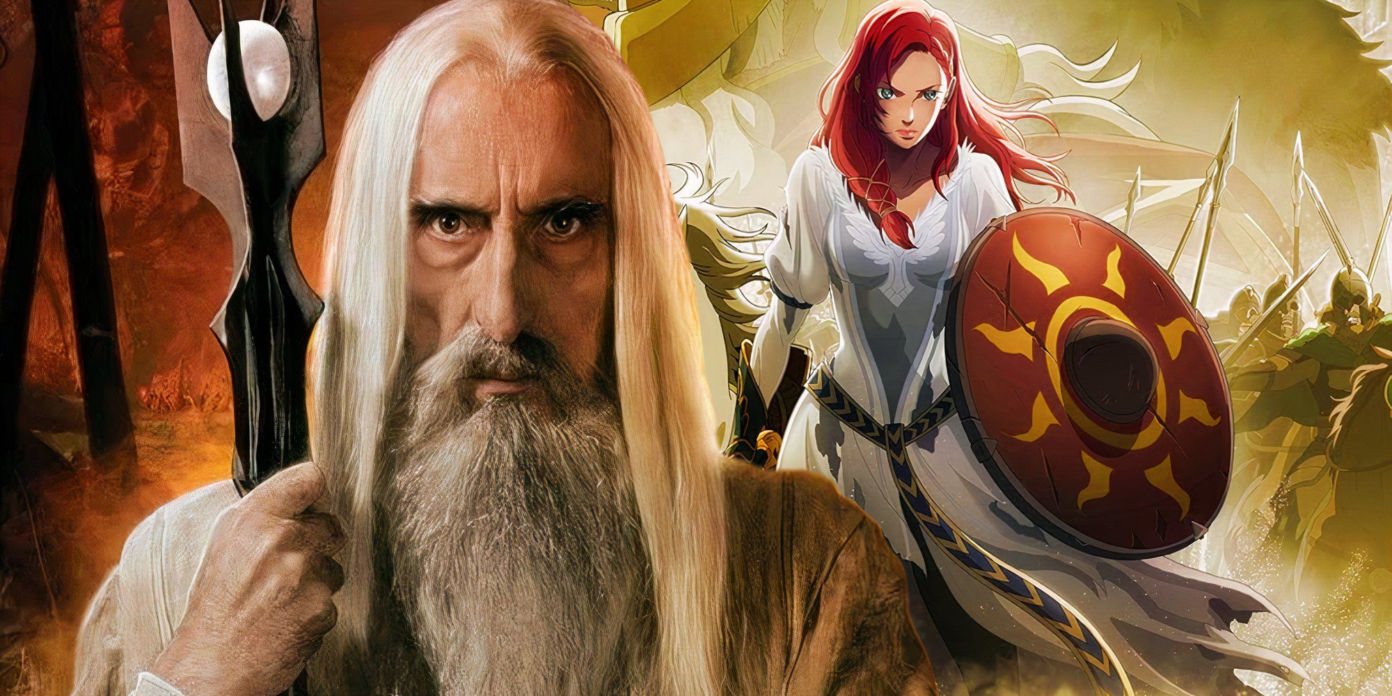 Explicación del cameo de Saruman en El señor de los anillos: La guerra de los Rohirrim