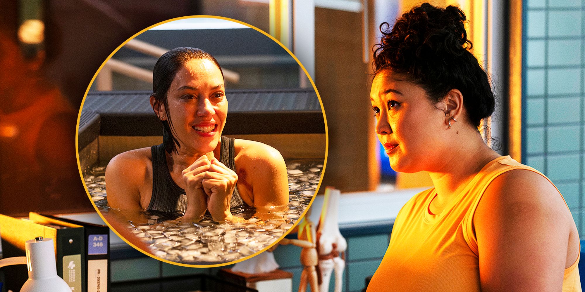 La estrella invitada de Brilliant Minds habla sobre la química de Katie y Dana y honra el trabajo heroico de los técnicos de emergencias médicas