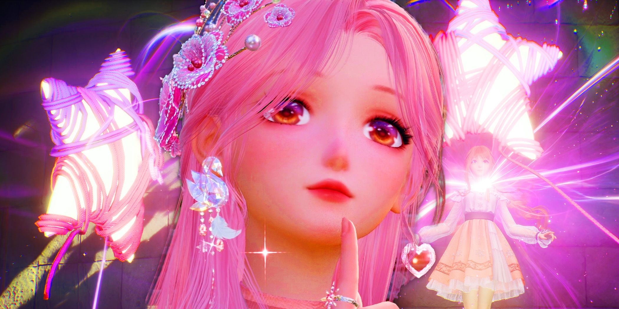 Cómo conseguir Whimstars de agujero de gusano en Infinity Nikki