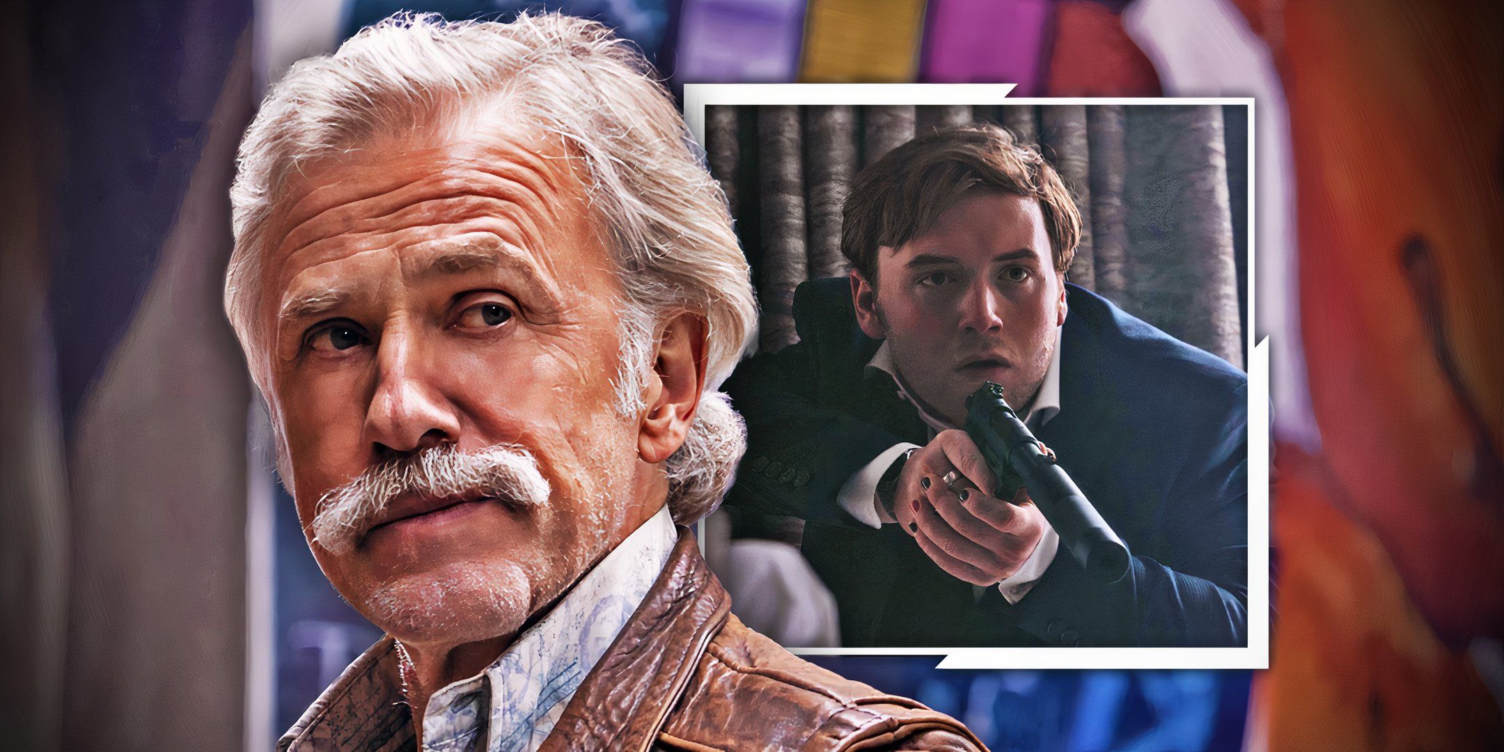 El aprendiz de asesino de Cooper Hoffman mira por encima de su cabeza en una nueva imagen de la comedia de acción de 2025 Old Guy