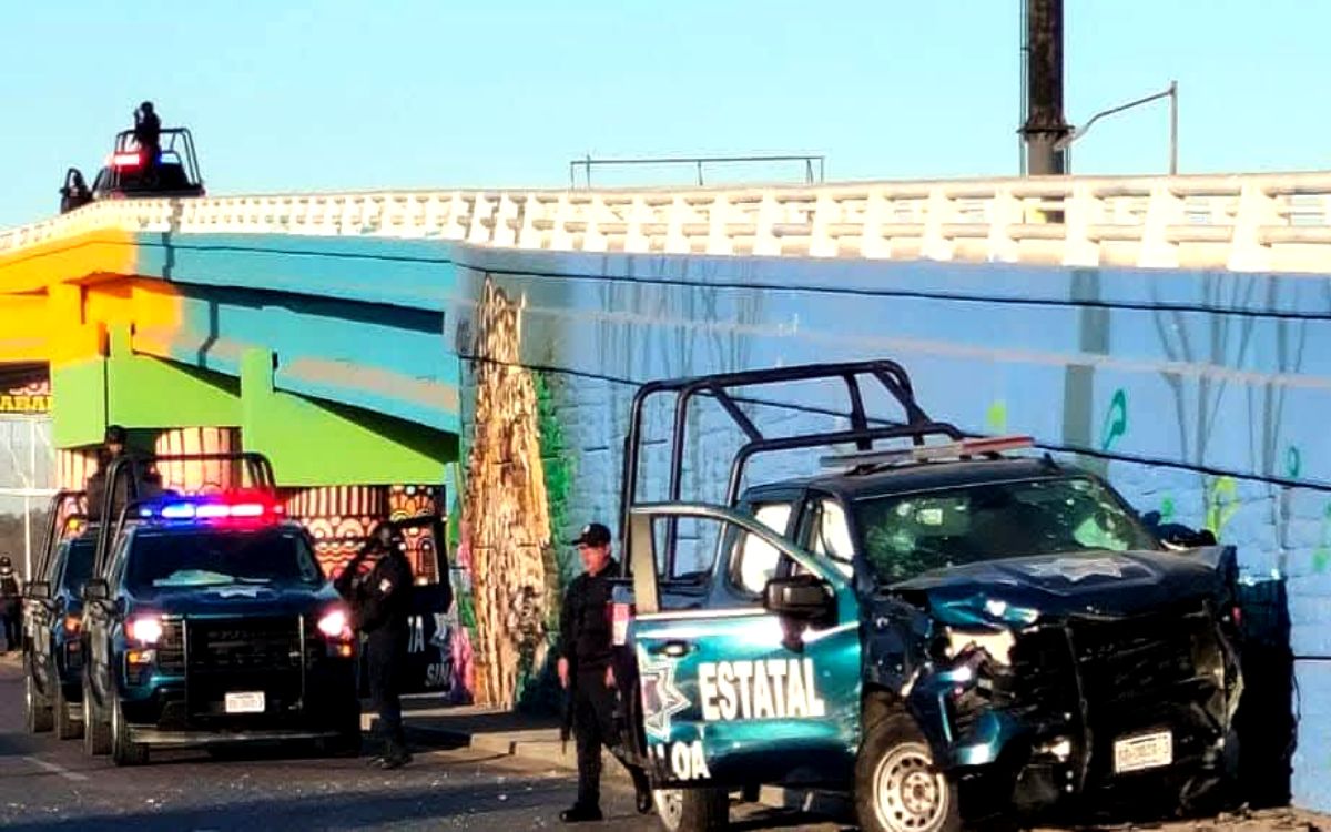 Emboscan a policías estatales en Culiacán en plena visita de Harfuch contra la violencia