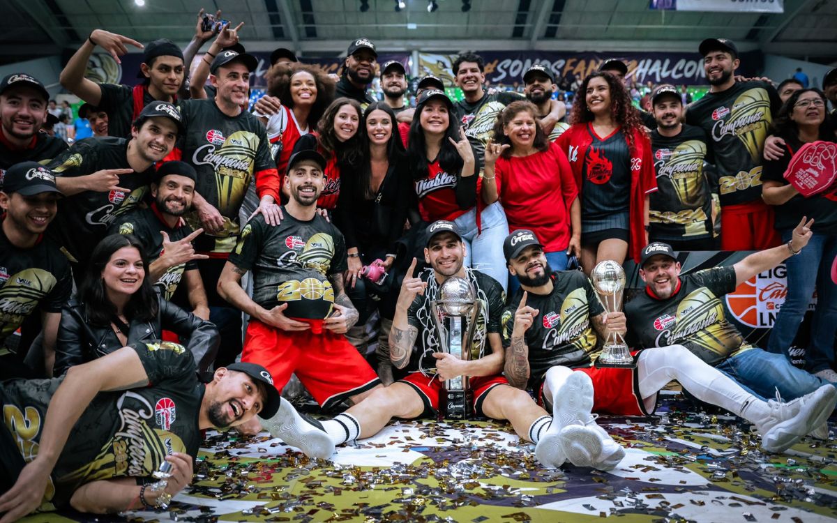 LNBP | Diablos Rojos se coronan campeones en su temporada debut