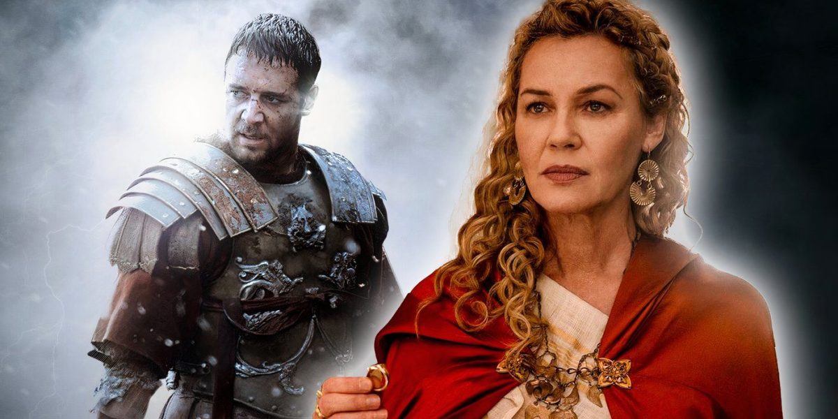 Lucilla realmente intentó la misma maniobra política en ambas películas de Gladiator