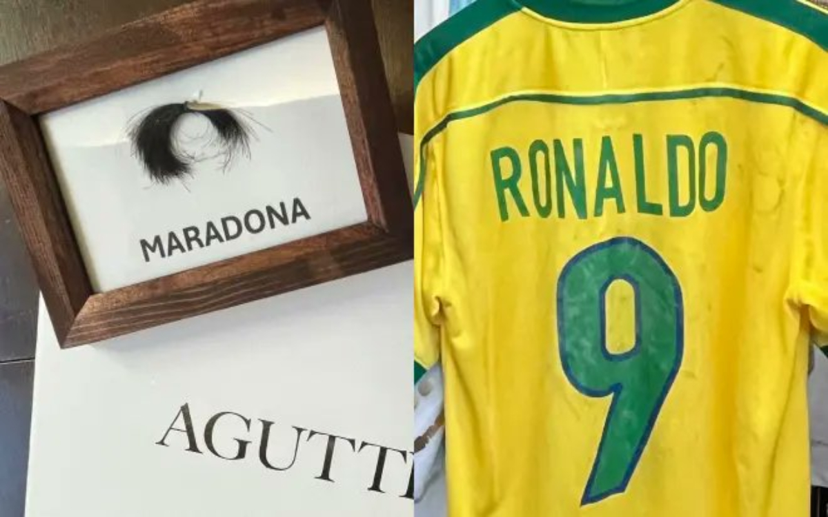 Nadie adquiere el mechón de Maradona y la camiseta de Ronaldo | Video