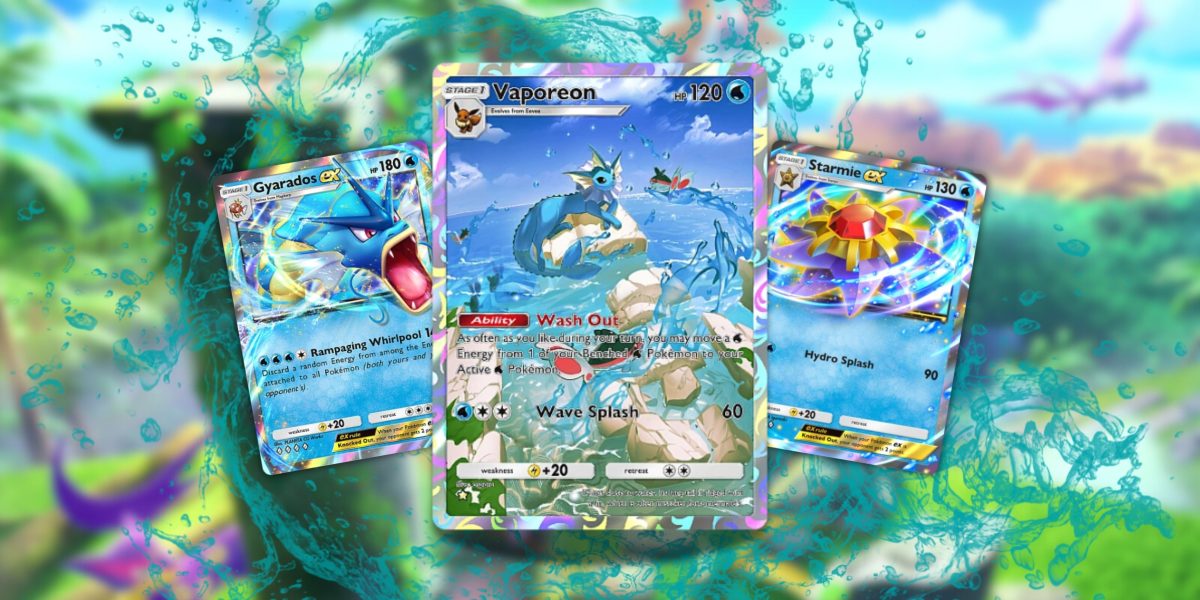 Pokémon TCG Pocket: el mejor mazo tipo agua de isla mítica y cómo usarlo