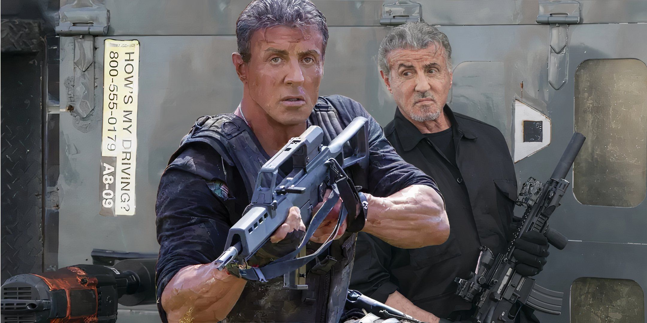 “No se puede disparar eficazmente desde la cadera”: por qué la técnica del arma de Sylvester Stallone en una película de acción de 300 millones de dólares no funcionaría en la vida real, explicada por un experto