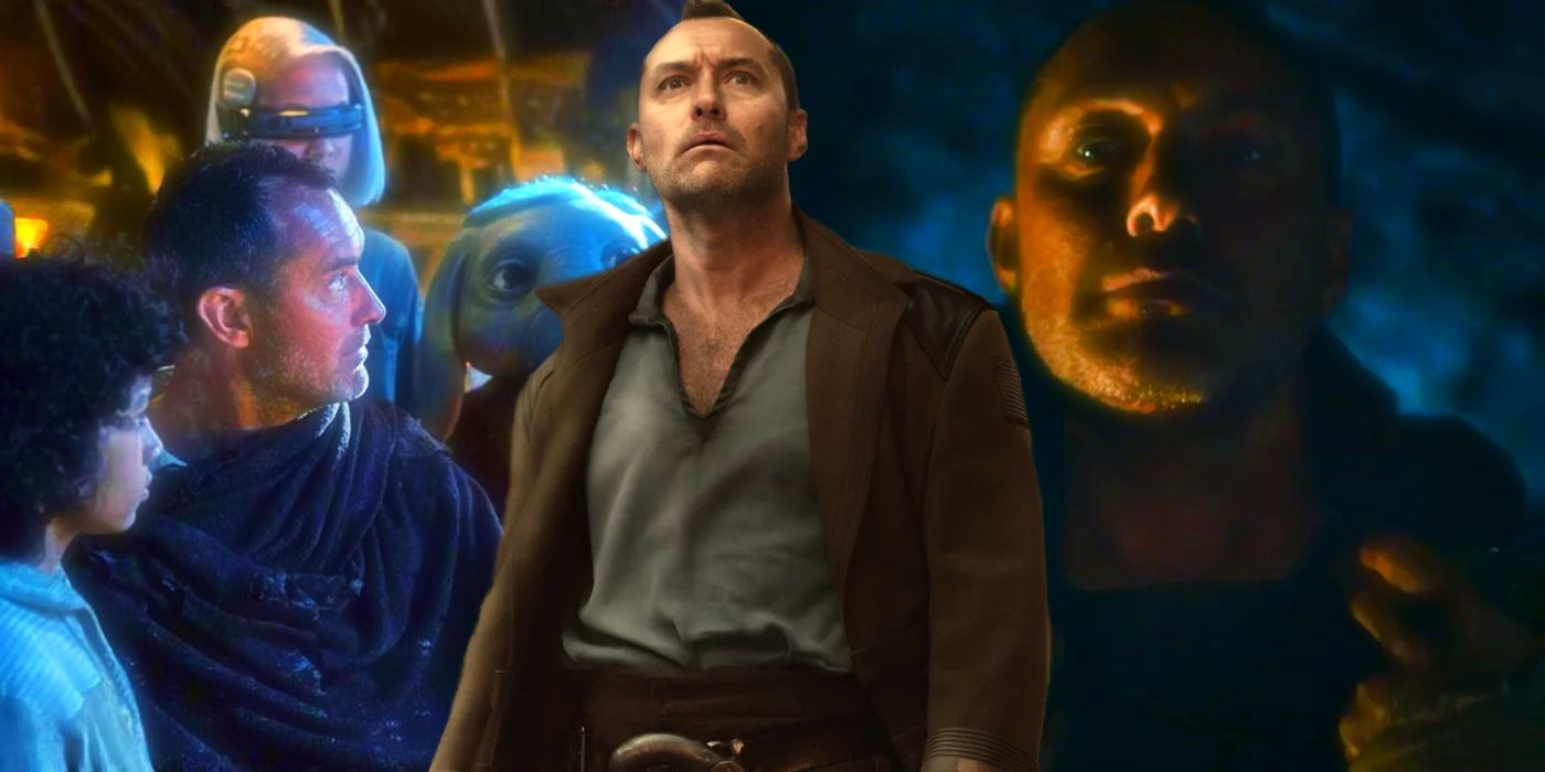Jude Law se burla del origen de su misterioso "Jedi" e insinúa que realmente puede usar la fuerza