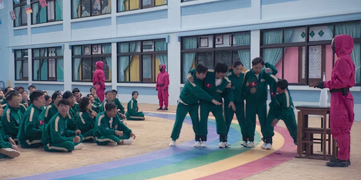 Squid Game Season 2: Cómo el círculo de arcoiris en la carrera de seis patas es metafórica explicada por el diseñador