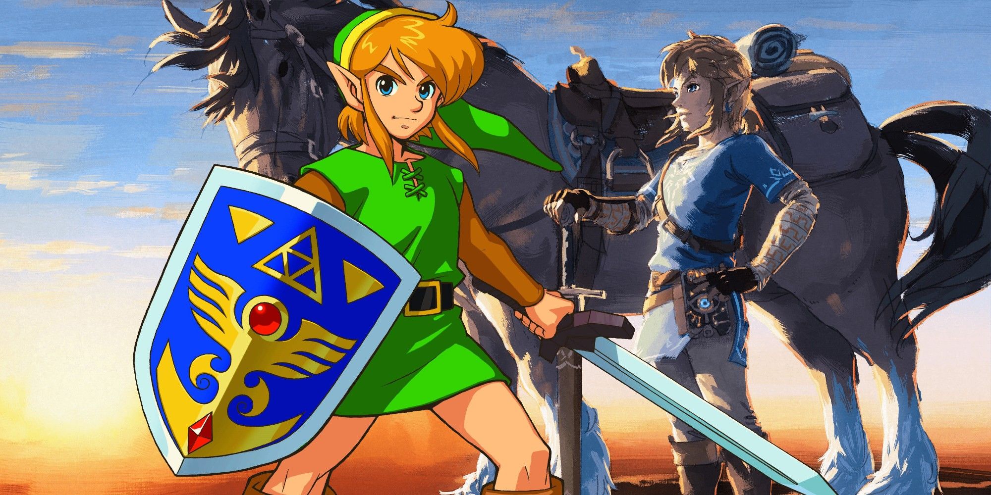 Acabo de descubrir que Botw entregó una promesa de Zelda que Miyamoto hizo en 1994