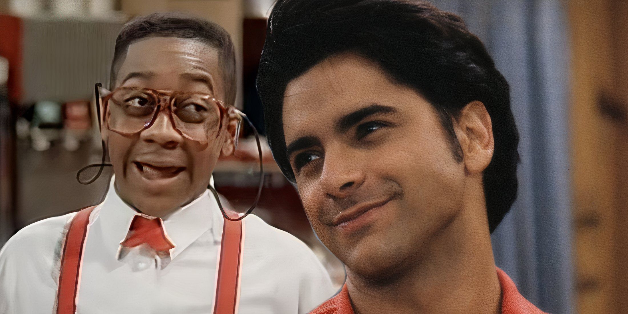 La icónica escena de la casa llena del tío Jesse con Urkel de Family Matters es recreada por John Stamos y Jaleel White