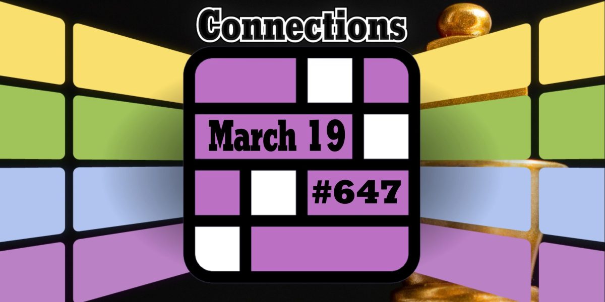 Conexiones y respuestas de las conexiones de hoy para el 19 de marzo de 2025 (rompecabezas #647)