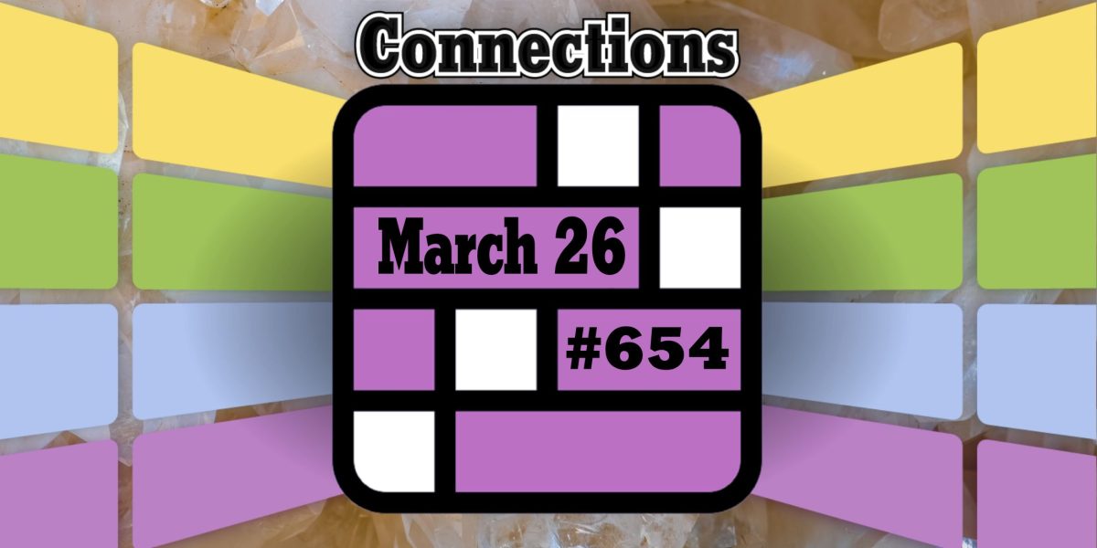 Conexiones y respuestas de hoy para el 26 de marzo de 2025 (rompecabezas #654)