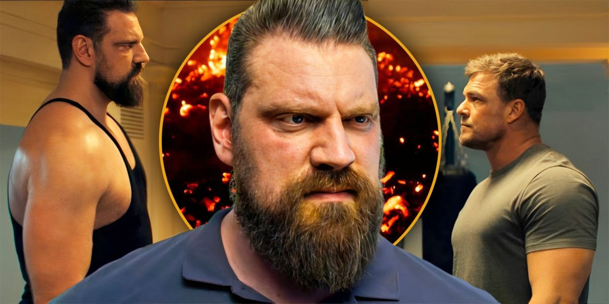 La escena masiva de lucha final de Reacher se burló del actor de Paulie: “¿Puede un humano sobrevivir eso?