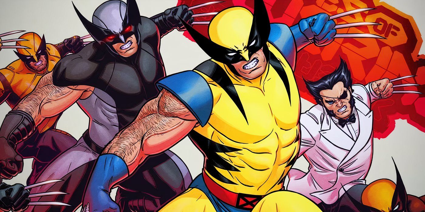 Múltiples wolverines en diferentes disfraces.