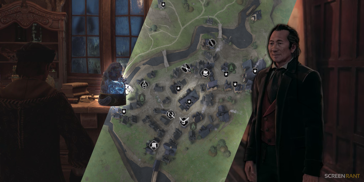 Hogwarts Legacy: todas las ubicaciones de las estatuas de semidioses de Hogsmeade