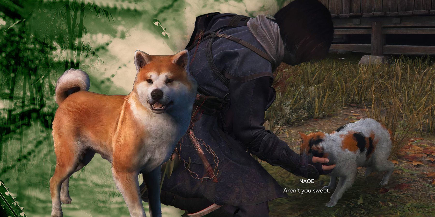 Asegúrate de parar y acariciar a los cachorros (y a todos los animales) en Assassin’s Creed Shadows