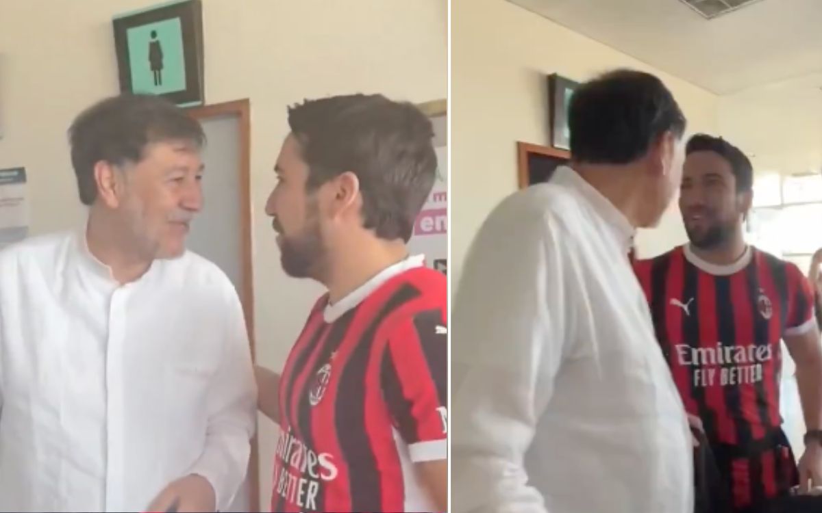 Hijo de Calderón y Noroña se encaran: 'En el Twitter sí, ¿verdad?' | Video